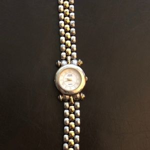 Anne Klein Silver & Gold Watch